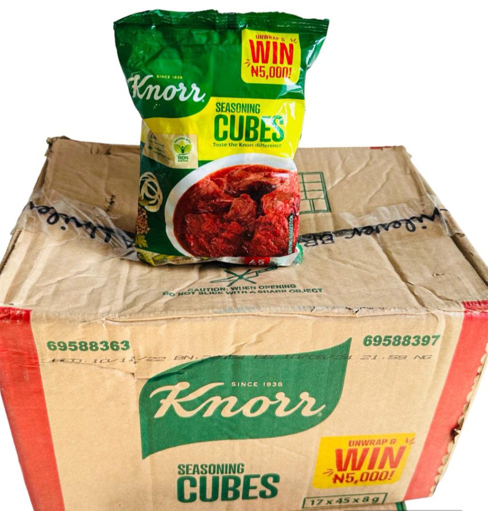 Knorr Seasoning Cubes X Carton African Market Dubai