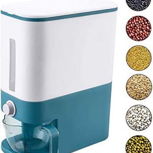 12kg Rice Storage Tank and Dispenser with Measuring Cup