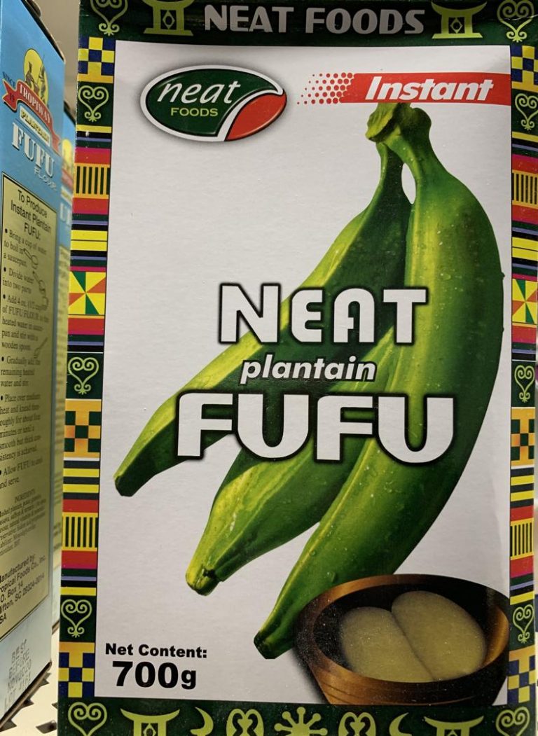 Neat Plantain Fufu 700g - African Market Dubai